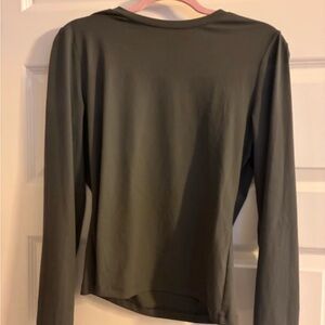 Olive Long Sleeve Women's Top